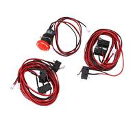 Hyuduo 2 Pin Micro Limit Switch 6 Pack with 80cm Cable Emergency Stop Kit for 3018 PRO Max Plus, 3020, 4540, 6550 CNC Router Engraving Machine