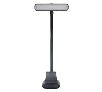 Hyuduo 24 LED Rechargeable Book Light 3 Color Modes Stepless Dimming Eye Caring Reading Light 360° Adjustable on Lamp with 1000mAh Battery for Reading in Bed Study Travel