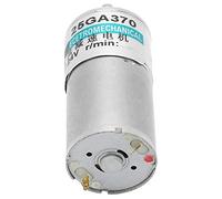 Hyuduo 24V DC Gear Motor, Small Low Speed CW CCW Mini Motor, Permanent Magnet And Bracket Sport Control, Vacuum And Dust Collector, DC Low Speed, Reduction, (100rpm/min)