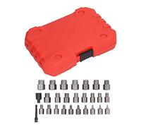 Hyuduo 27Pcs Screw Extractor Set Molybdenum Steel Hex Broken Screw Remover Kit for Repair Maintenance, Bolt and Stud Removal Tool for Mechanics and Home Users