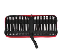 Hyuduo 30Pcs Bit Set Magnetic Bits Driver Kit with Square Slot Bits for Electric Pneumatic Rechargeable Drill (150mm)