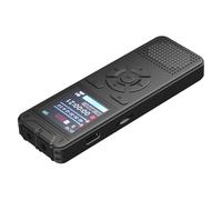 Hyuduo 32GB Digital Voice Recorder Voice Activated Recorder with Playback and Noise Reduction Audio Recording Device for Lectures Meetings Interviews Screen Password Protection (Black)