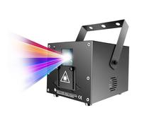 Hyuduo 3D Animation Stage Light DJ Disco Party Light with DMX512 Sound Activated Remote Control RGB 600mW 900mW 1500mW for Club Wedding KTV Home Party (BR Plug 3W APP)