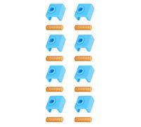 Hyuduo 3D Printer Accessories, High Temperature Silicone for MK8 Printer, Stable Yellow Hot Bed Springs, 8 Pieces, Ideal for 3D Printing Enthusiasts