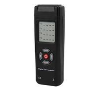 Hyuduo 4-Channel K-Type Digital Thermocouple Thermometer, -50~1350°C Range | LCD backlit readout, T1-T4 multi-point input, min-max-average data hold, auto-off for labs, HVAC