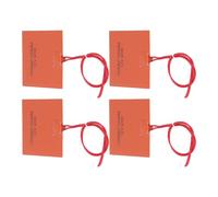 Hyuduo 4-Pack Silicone Heating Pads for 3D Printer Build Plate 100x100mm, 40W, 200°C Max, Flexible Heat Mat for Ender 3, CR-10 & Prusa