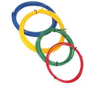 Hyuduo 4M 13ft Copper Tube Bending Strip AC Copper Pipe Bender Tube Extension 1/4in 3/8in 1/2in 5/8in Color Coded for Condensers Evaporators with Smooth Bends No Kinks