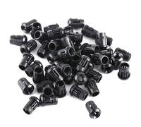 Hyuduo 50Pcs LED Nylon Socket Holder 3mm 5mm 8mm 10mm Lamp Bezel Mount with 4 Sizes for Easy Attaching LEDs to Boards (3mm)