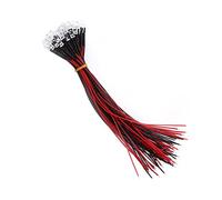 Hyuduo 50pcs Low Power Consumption, 3 5 10mm DC 9 to 12V Pre Wired Water Clear LED Diodes, Video Game Accessories and Hardware :, Great Value for Money with Extensive Application (5mm)