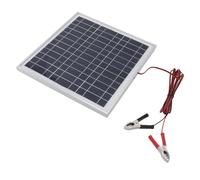 Hyuduo 50W Portable Solar Panel Foldable Monocrystalline Solar Charger with 18V Output Cable and Battery Clips for RV Camping Hiking Outdoor Battery Charging