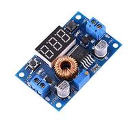 Hyuduo 5A High Power DC-DC Converter Module, Adjustable Voltage Regulator with Voltmeter 4V-38V to 1.25V-36V for Electronics and Power Supply Projects