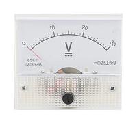 Hyuduo 85C1 DC 0~30V Pointer DC Voltmeter, Clear Scale Measuring Instrument for Power Distribution and Transmission Systems
