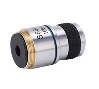 Hyuduo Achromatic Microscope Objective Lens, High Light Transmittance, Biological Microscope Accessories, S100/1.25 OIL Compatible (S60/0.85)