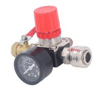 Hyuduo Air Compressor Regulator, Cast Iron, 0-180 PSI, Versatile Pneumatic Tool Regulator for Air Pressure Adjustment (3/8 Inch)