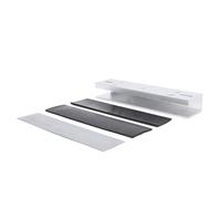 Hyuduo Aluminum Alloy U Shape Bracket for 280 Kg Magnetic Lock, High Capacity Electromagnetic Glass Door Bracket for Frameless Doors, Stable Installation with Design