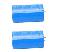 Hyuduo Automobile Car Capacitor 2 Pcs 2.7V 500F Super Capacitor Blue Rectifier Accessory for Car Audio and Automotive Rectifier Use Energy Storage Long Cycle Life