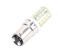 Hyuduo B15 BA15D LED Corn Bulbs,3W 300LM 360 Degree Beam Angle Light,32 2835 SMD LEDs,5-Pack B15 Base Mini Bulb (Cold White 6000K-6500K)