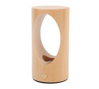 Hyuduo Baby Night Light Touch Control Rechargeable Dimmable Wooden Table Lamp for Nursery Office Kids Breastfeeding Diaper Change Moving in Dark