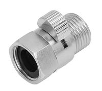 Hyuduo Brass Stop Valve, Resistant Water Control, Easy Install G1/2In Shower Head Valve for Home Bathroom Kitchen
