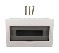 Hyuduo Circuit Breaker Box, 15 Way Waterproof Distribution Box, Stainless Steel & PC, DIN Rail Mountable, Single/Three Phase, Model: Hyuduon6oegtbdqh