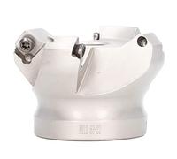 Hyuduo CNC Face Milling Cutter, 40Cr Material with 4 Flutes for SEKT1204 Inserts, Perfect for Metalworking Finish and Rough Machining