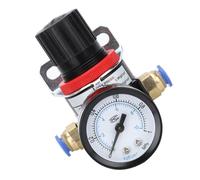 Hyuduo Compressed Air Pressure Regulator, Plastic Steel Adjustable Valve, 0.1-1Mpa Range for Pneumatic System