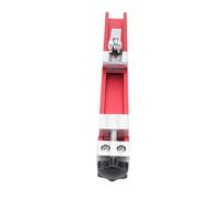 Hyuduo Cutting Machine Base Guide, Aluminum Alloy Adjustable Circular Saw Guide Clamp 240mm, Fits 4 to 6 Inch Machines, 0 to 190mm Base Plate Width for Woodworking Cutting