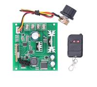 Hyuduo DC Motor Governor Wireless Remote Control Digital Display Stepless Speed Controller 0%-100% PWM Duty Cycle 13khz Frequency with 50m Remote for Industrial Production