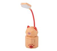 Hyuduo Desk Lamp LED Cartoon Pig Shape Table Lamp USB Charging Reading Light Eye Protection Night Light for Kids Bedroom Dorm Study Yellow (Yellow)