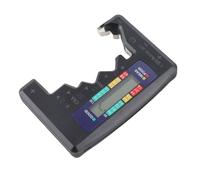 Hyuduo Digital Battery Capacity Tester with LCD Display Universal Battery Tester for D C AA AAA N and 1.5V Button Batteries, Quick Readout, Compact Cell Analyzer for Household Use (Black)