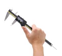Hyuduo Digital Caliper Steel Vernier Caliper 0 200mm 0.01mm Accuracy LED Screen with Thumb Roller 3 Unit Modes and Carry Box for Machinists Woodworkers Home Measurement