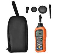 Hyuduo Digital Contact Tachometer PM6208A Handheld RPM Meter with LCD Backlight, 50-19999 RPM Range, ABS Body, Battery Powered Speed Tester for Motors, Fans, Machinery