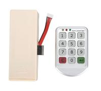 Hyuduo Digital Electronic Coded Lock ABS Keyless Entry Keypad Lock with Advanced Password 4 AAA Powered for Wardrobe Shoe Cabinet Bedside Table Desk Bathroom Cabinet