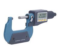 Hyuduo Digital Micrometer Electronic Thickness Measuring Tool 25-50mm 0.001mm Resolution LCD ABS Inch Mm Conversion for Engineers Machinists Inspection and Workshop Use