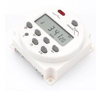 Hyuduo Digital Timer Switch 17 Groups Programmable Time Relay with Power Failure Memory for Electrical Equipment Control (12V)
