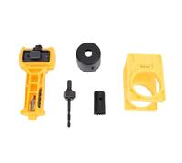 Hyuduo Door Latch Installation Kit, Carbon Steel with Adjustable Template for Precise Door Lock Installation on 1-3/8in to 1-3/4in Thick Doors