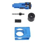 Hyuduo Door Lock Installation Kit, ABS and Stainless Steel Tools for Fast Mortise and Lock Installation in Wooden Doors 1-3/8inch to 1-3/4inch Thick