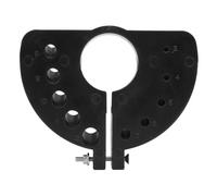 Hyuduo Drill Bit Sharpener, Durable ABS Angle Grinder Attachment for 3 to 12mm Bits Ideal for Woodworking and Metalworking (Black)