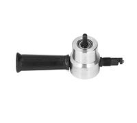 Hyuduo Electric Nibbler, Portable Aluminium Alloy Metal Cutter for Iron, Stainless Steel, and Copper, Double Cutting Heads, Simple to Install, Widely Application, with Aluminum Alloy