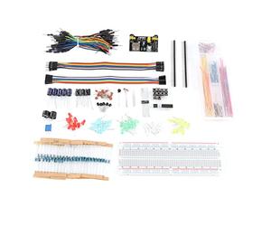 Hyuduo Electronics Kit, Assortment Components with 830 Hole Breadboard, Ideal for R3 Electronics Hobbyists and Projects