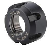Hyuduo ER25UM Metal Collet Nut Chuck Holder Lathe with Strong Clamping Force for ER25 Chuck, Suitable for A Variety of Tools (M32*1.5)