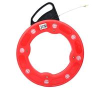 Hyuduo Fiberglass Fish Tape, Non Conductive Cable Puller with 4.0mm Width, 30m Length for Electricians and Cable Fishing