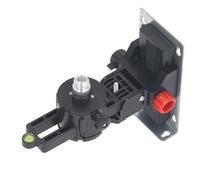 Hyuduo Fine Tuning Magnetic Bracket for Leveler 360 Degree Rotation Adjustable Support Base for Wall and Telescopic Pole Mount, Ideal for Home Improvement Projects, Made of ABS and Iron