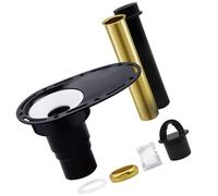 Hyuduo Freestanding Tub Drain Kit, Brass and ABS, Hassle-Free Installation with Secure Design for Freestanding Bathtubs
