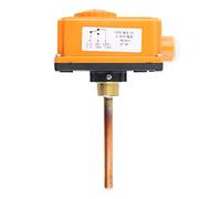 Hyuduo G1/2 Male Thread Hot Water Pipe Temperature Controller, High Temperature Start 90°C, 0-90°C Temperature Control Range, with Vertical Structure, for Hot Water Pipeline