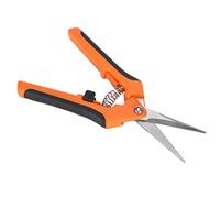 Hyuduo Garden Shears, Stainless Steel Scissors for Pruning, Ergonomic Design Reduces Fatigue for Arthritis Patients and the Elderly (Orange)