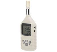 Hyuduo GM1360A Digital Thermometer Hygrometer Handheld Temperature Humidity Meter with Large LCD Screen Dual Sensors for Factory Lab Warehouse