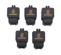 Hyuduo Hot End Silicone Sleeve 5 Piece Set Hot End Silicone Sleeve Nozzle Cover Extruder Thermal Protection for Bambu Lab H2D Combo 3D Printer Extruder Sock Cover Heater Block