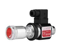 Hyuduo Hydraulic Pressure Switch with Relay 02H PT1/4 5-35Mpa 60-350kg/cm2, Chrome Plated Handle for Pneumatic Hydraulic Oil Systems, Multiple Installation Methods, Clear Scale Markings