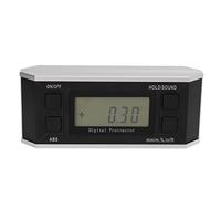 Hyuduo LCD Digital DisplayDurable Material Inclinometer with Variety of Reading for Angle Measurement in Civil Engineering (Magnetic Without Backlight)